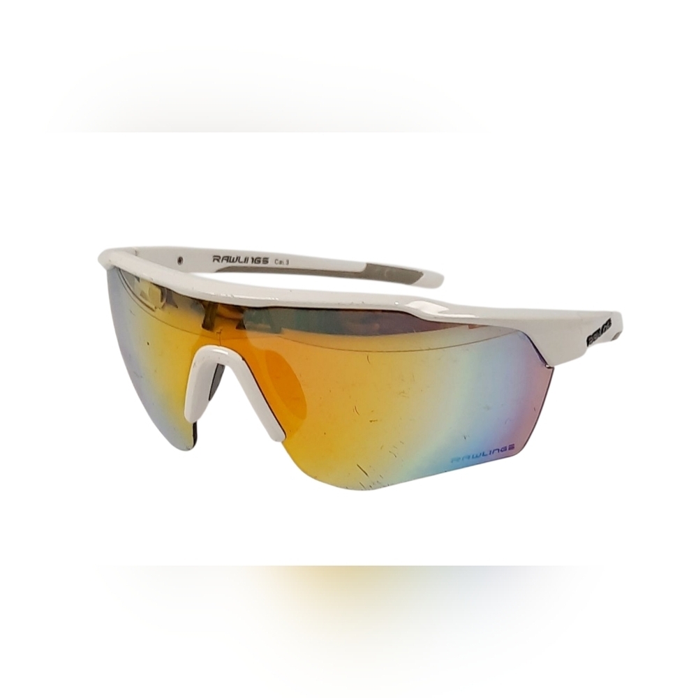 Rawlings Sunglasses RY 2001 WHT ORN MIR QTS 100% UVA-UVB Protection